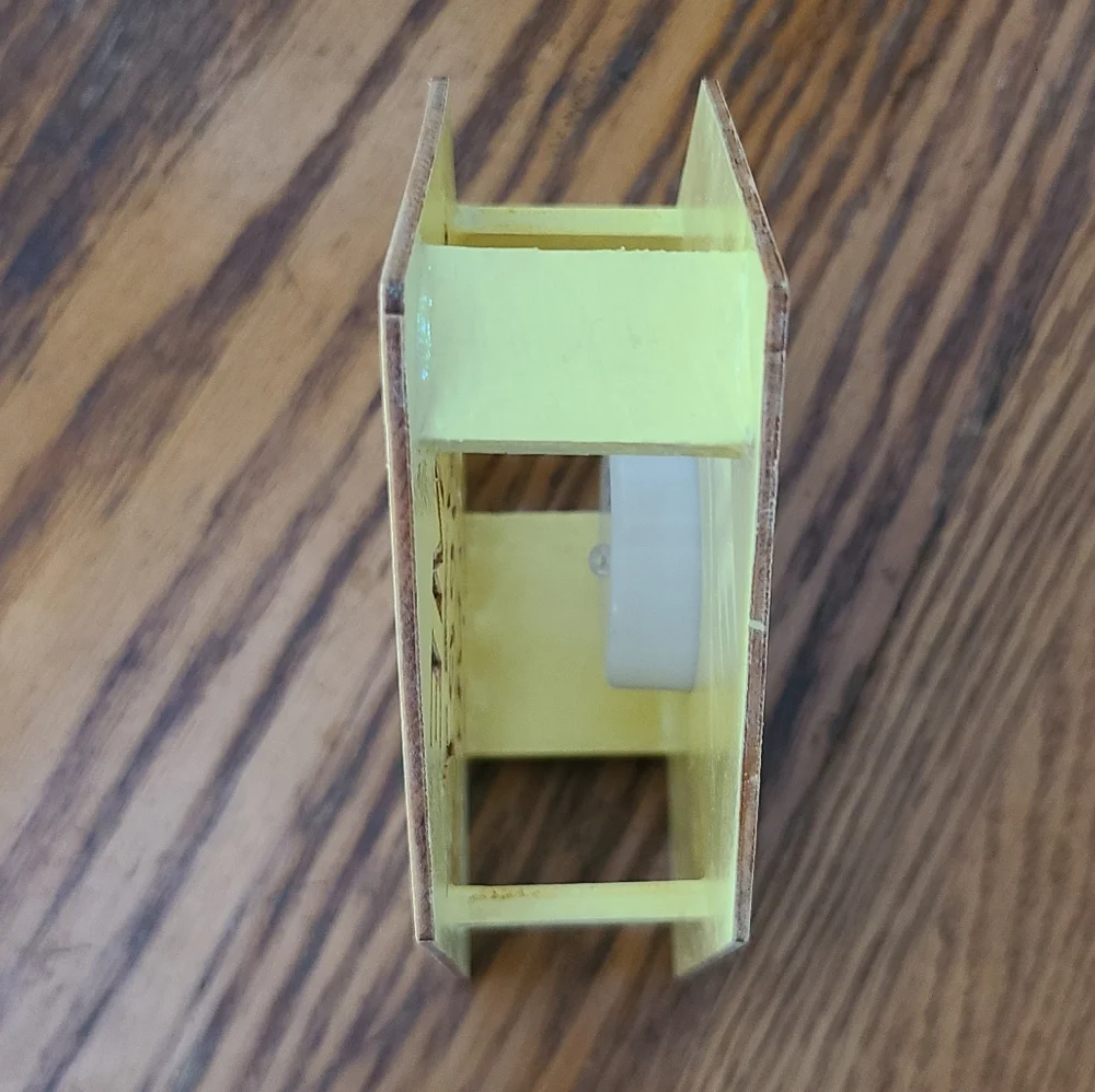 💡🏠HANDPAINTED Wooden House-shaped Shadowbox that says 